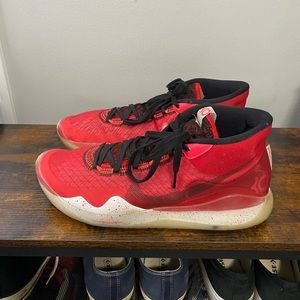 Nike KD 12’s in a University Red Colorway size 15